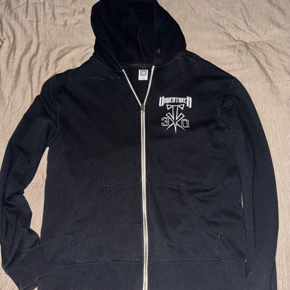 Wwe undertaker 30 year anniversary zip up hoodie